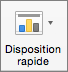 Dans l’onglet Création de graphique, sélectionner Disposition rapide