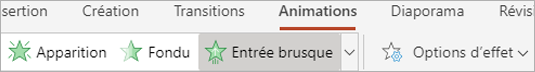 Ajouter une animation