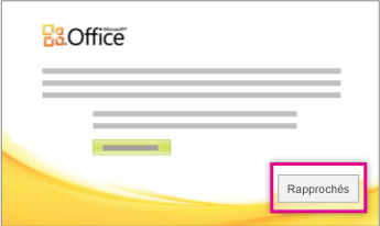 Après avoir installé Office, cliquez sur Fermer.