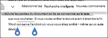 Sélectionnez Nouveau commentaire dans le menu contextuel