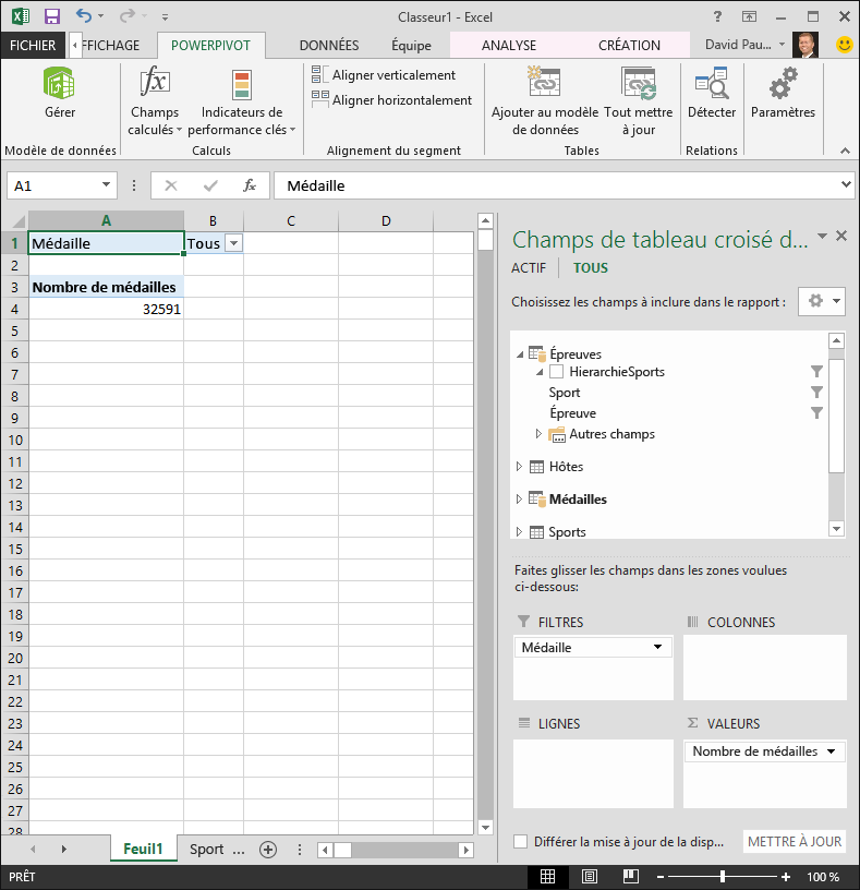 Tableau croisé dynamique presque vide