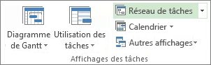 Image du bouton Réseau de tâches sur l’onglet Affichage.