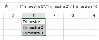 Constante de matrice verticale utilisant du texte