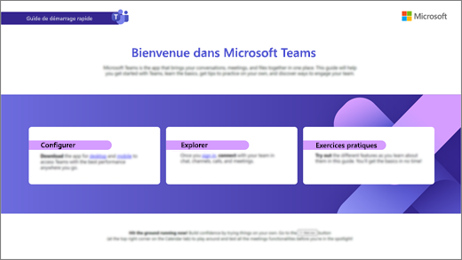 Guide téléchargeable pour la nouvelle apparence de Teams