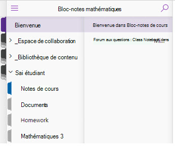 Bienvenue, espace de collaboration et bibliothèque de contenu