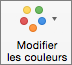Sous l’onglet Création de graphique, sélectionner Modifier les couleurs