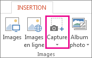 Groupe Illustrations dans PowerPoint