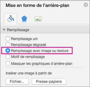 PowerPoint pour Mac - Mise en forme de l’arrière-plan