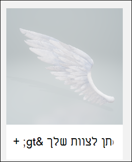 מודל כנף תלת-ממדי