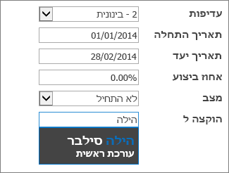 תוצאת חיפוש בתיבת השלמה אוטומטית עם שדה תצוגה משני