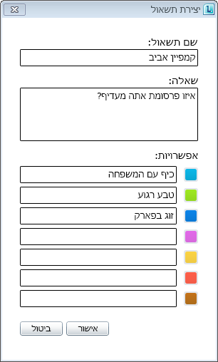 תשאול של Lync