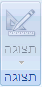 תמונה של רצועת הכלים של Access