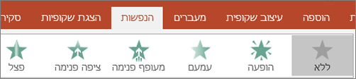 בחירת הנפשה מהגלריה