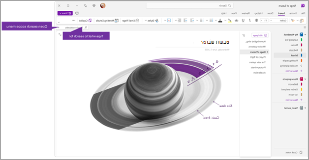 ניווט בצילום מסך של onenote seventeen.png