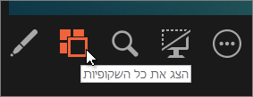 לחץ על נווט השקופיות כדי להציג את כל השקופיות