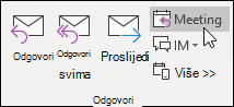 Odgovaranje sa sastankom