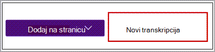 Nova transkripcija