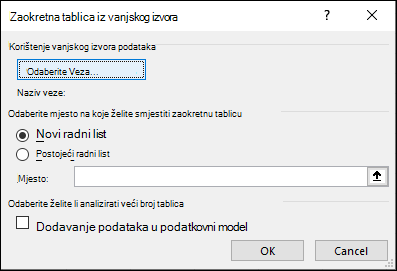 Zaokretna tablica iz vanjskog izvora