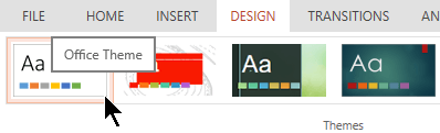 Tema sustava Office ima praznu bijelu pozadinu