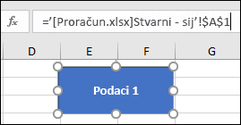 Shape selected to show link name in the Formula bar