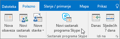 Zakazivanje sastanka u Skypeu za tvrtke