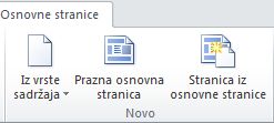 Dodavanje stranica u SharePoint Designer 2010