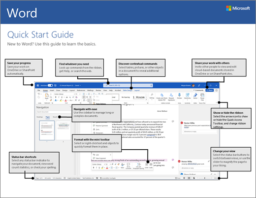 Vodič za brz početak rada s programom Word 2016 (Windows)