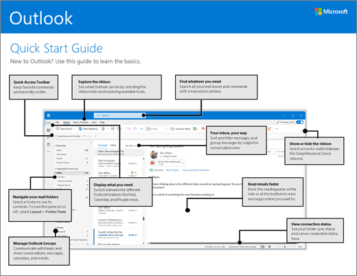 Vodič za brz početak rada s programom Outlook 2016 (Windows)