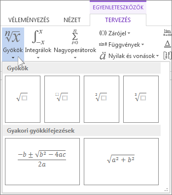 Gyökjeles matematikai struktúrák