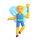 Teams man fairy emoji