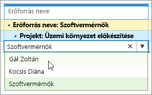 Válassza az Egyeztetés szerkesztése lehetőséget az Előjegyzések lapon