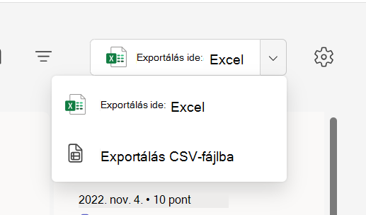 exportálás