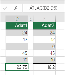 Az Excel hibát jelenít meg, ha egy képlet üres cellákra hivatkozik