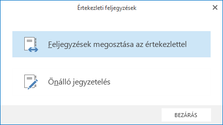 Jegyzetek megosztása