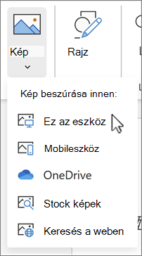Kép a számítógépről történő beszúráshoz