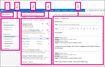 Levelezés az Outlook Web Appban