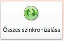 Összes szinkronizálása gomb az Access Backstage nézetében
