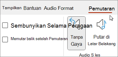 Gambar untuk Audio Pemutaran