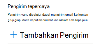 Anda bisa menambahkan alamat email ke daftar Pengirim tepercaya.