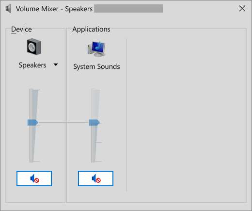 Mixer volume dengan kontrol volume yang dibisukan