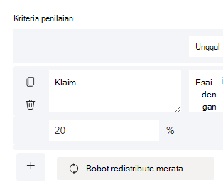 poin tertimbang