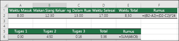 Menghitung waktu