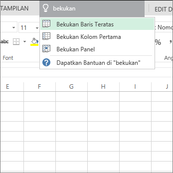 Dapatkan bantuan atau temukan perintah