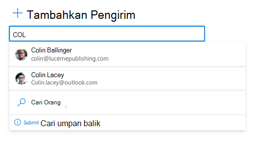 Masukkan alamat email apa pun.