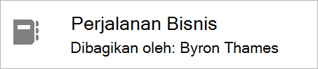 Mengindikasikan siapa yang berbagi buku catatan