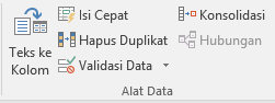 Validasi data