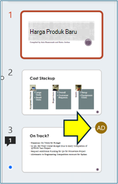 Layar Kolaborasi PowerPoint