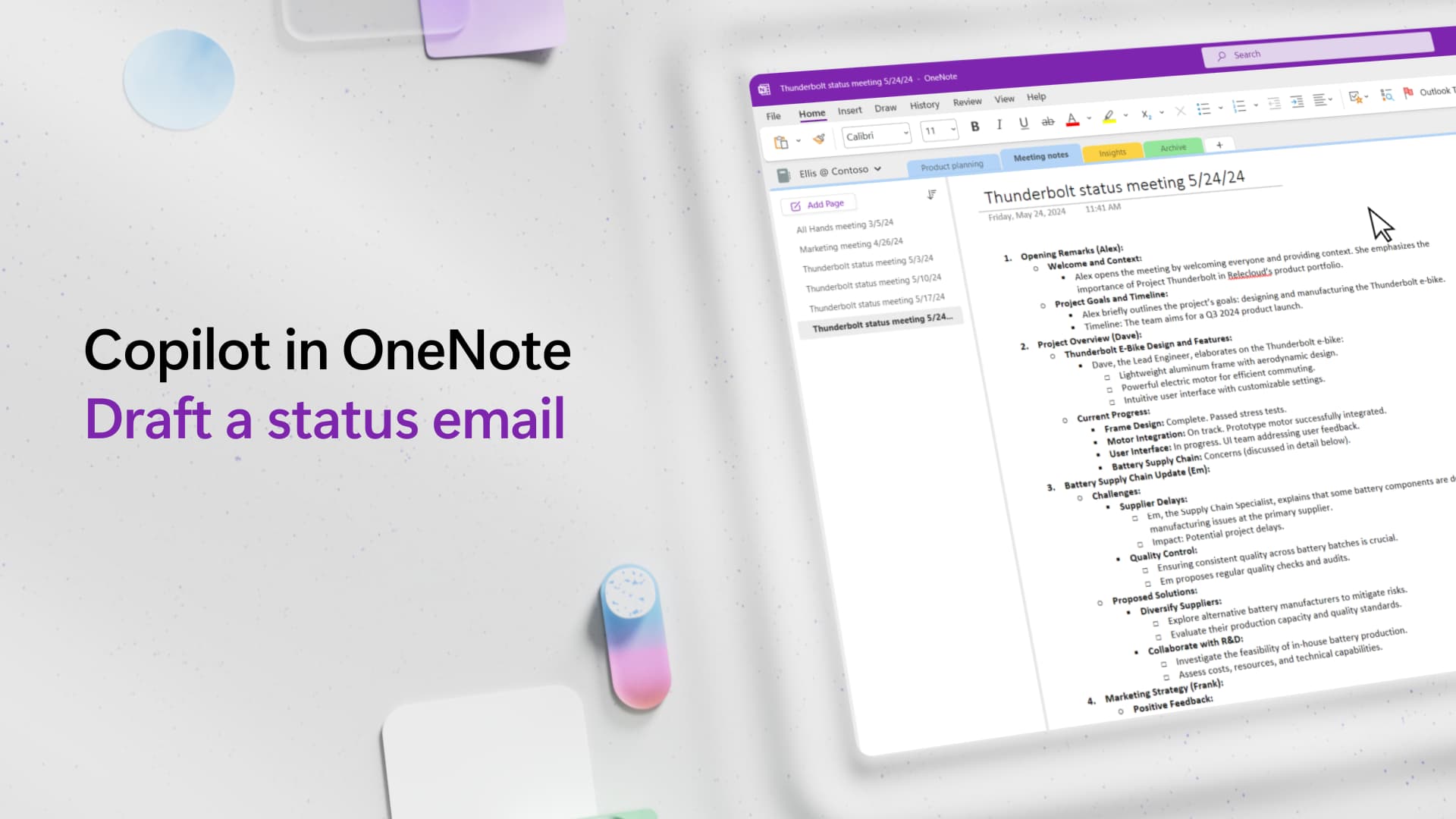 Video: Draf dan email dengan Copilot di OneNote