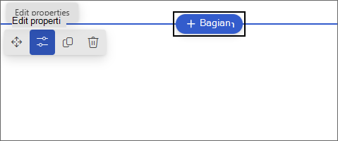 Cuplikan layar tombol Edit properti.