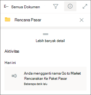 Teams Ent mengganti nama folder SharePoint